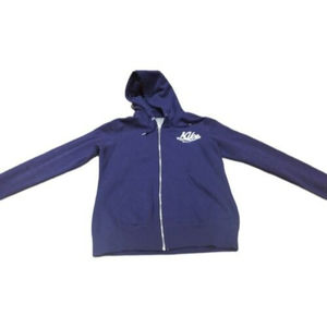 Nike Blue Full Zip Hoodie Jacket Womens Size Medium